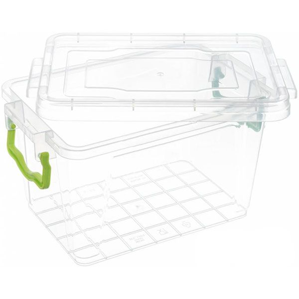 Контейнер для зберігання із кришкою 2 л Ал-Пластик №12 (харчовий пластик) 141x212x126 мм (40520210)